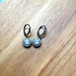 CZ drop Earrings
